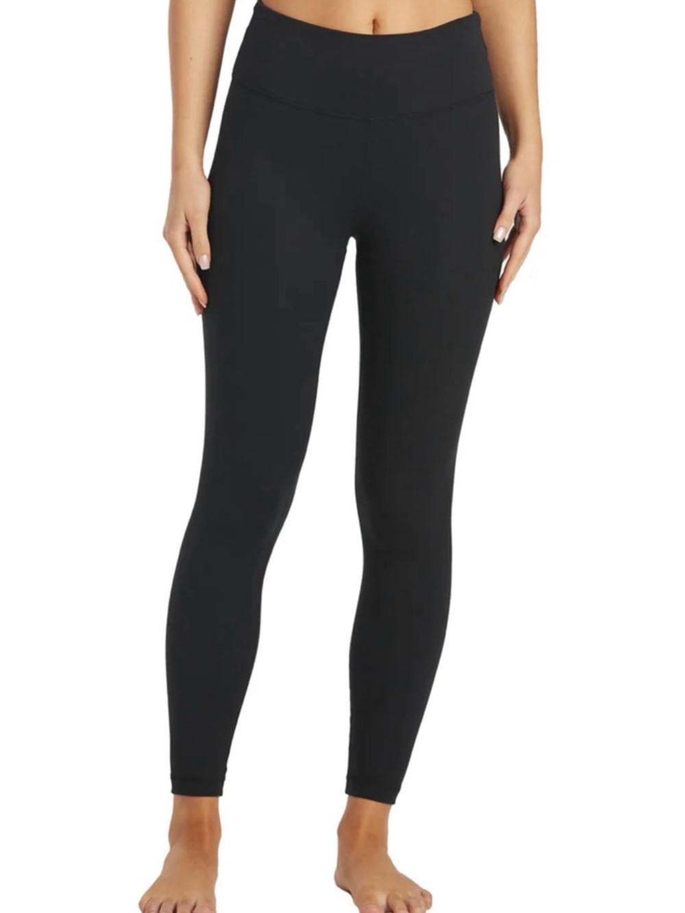 Marika Black Tummy Control Leggings Dry-Wik High Rise Ankle XL KLL1300T